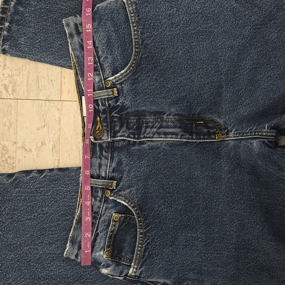 Vintage L.A. Blues 90's Y2K Denim Flare Jeans Size 14 - Picture 11 of 11